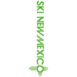 Ski Embroidery Design 9